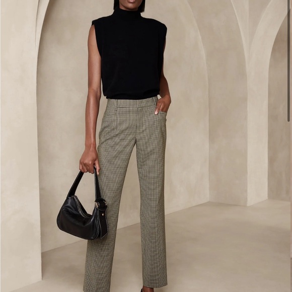 banana republic SIENA SLIM ITALIAN WOOL ANKLE PANT size 6 - Picture 2 of 5